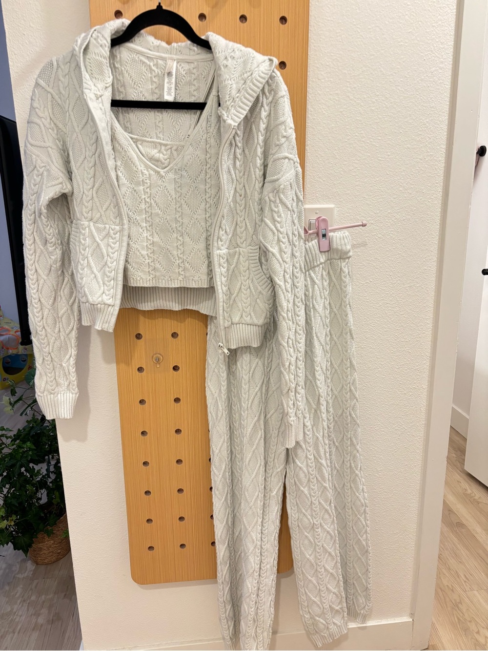 Skims cable knit 3-piece set